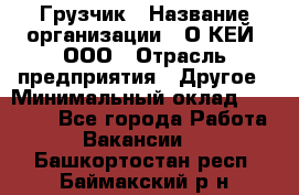 Грузчик › Название организации ­ О’КЕЙ, ООО › Отрасль предприятия ­ Другое › Минимальный оклад ­ 25 533 - Все города Работа » Вакансии   . Башкортостан респ.,Баймакский р-н